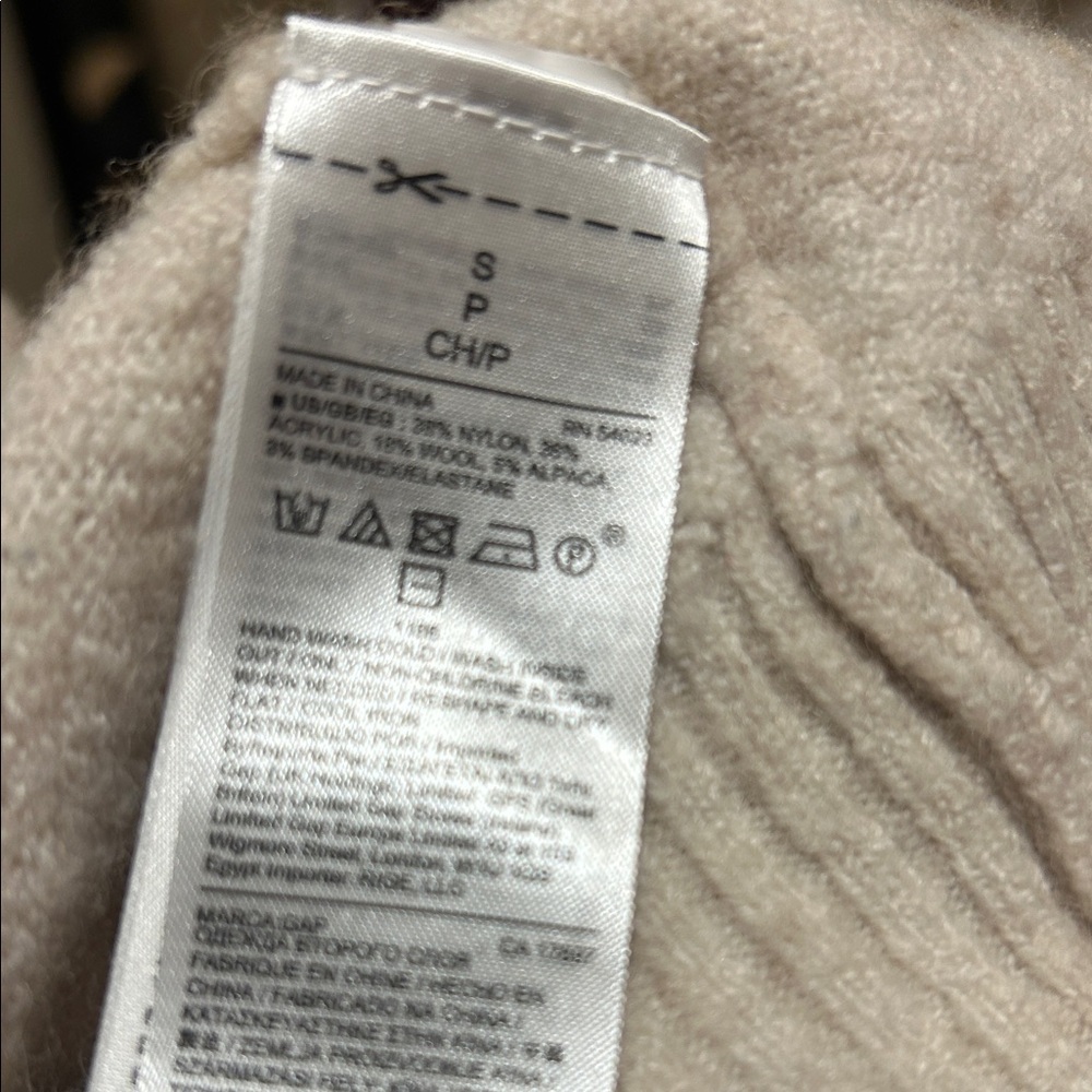 GAP Women's Light Gray Open Cardigan - Picture 9 of 10